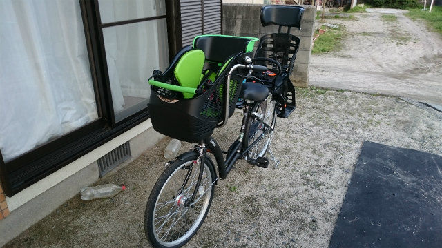 オススメ子供乗せ自転車外観