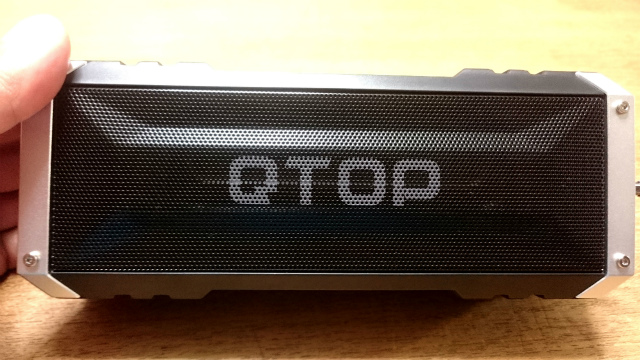 QTOP製bluetoothスピーカー【QTBS008AB】レビュー